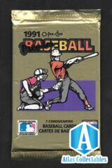 1991 OPC PREMIER BASEBALL , 1 PACK ( FACTORY SEALED )